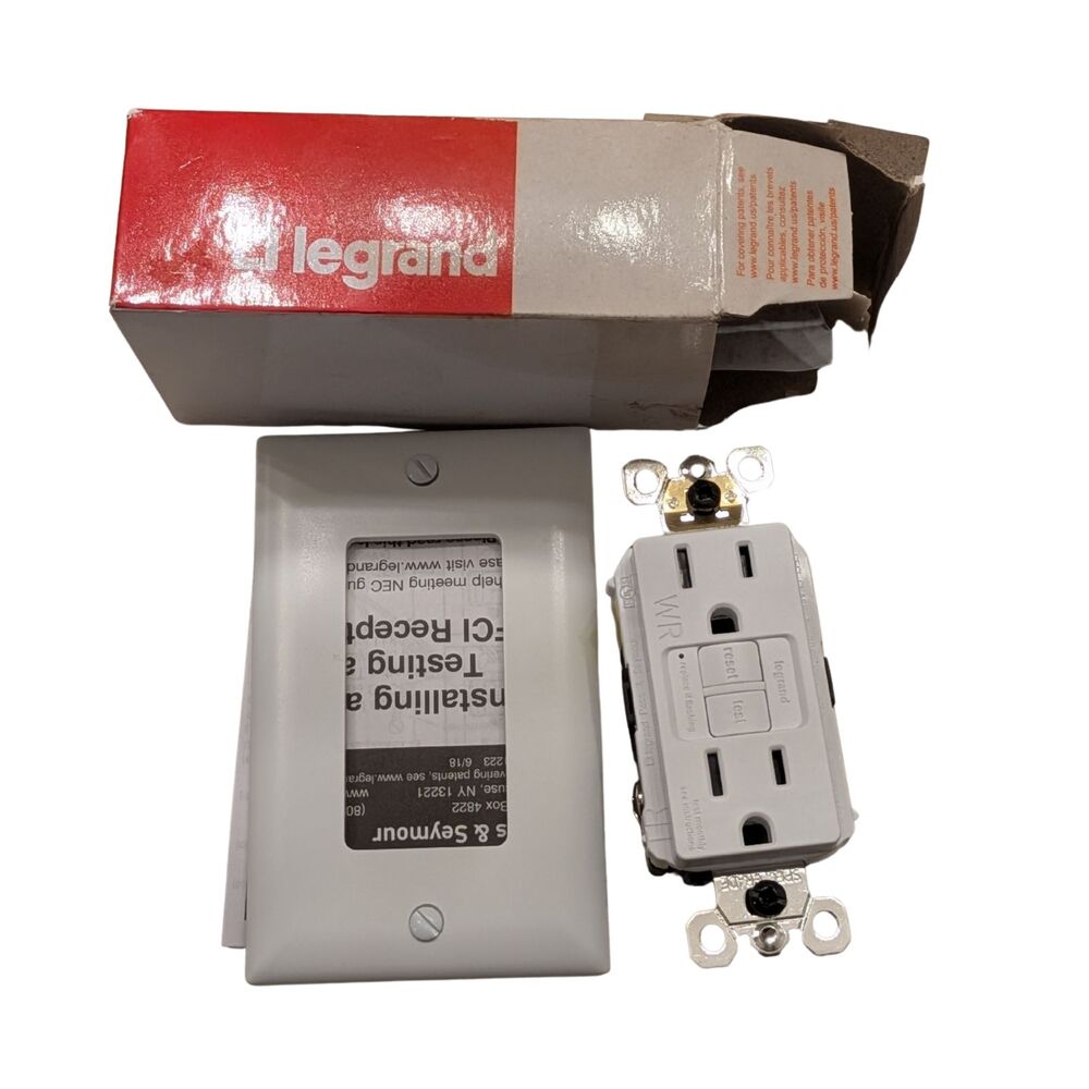⚡ Legrand Radiant GFCI Outlet Weather Resistant Tamper Resistant 15A White